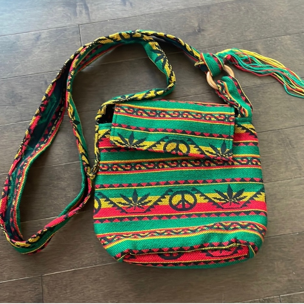 Men's Rasta Reggae Sling Bag / Sac à bandoulière
Rasta Reggae